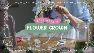 Lets make a FLOWER CROWN | Relaxation Tutorial | Mo Mo O'Brien