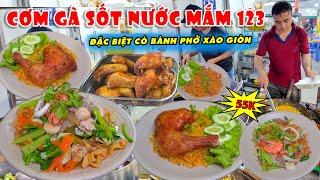 Ăn Mì Xào Giòn Cơm Gà Mắm Tỏi Nhiều Loại Sốt Ngon Lạ Giá 55K ở Sài Gòn