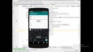 27. Android Tutorial: part 4: SQLite database - delete data from database in recyclerview