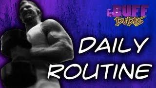 Daily Maintain Food & Workout Routine - Buff Dudes