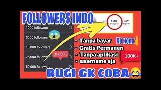 Tutorial Menambah followers instagram gratis tanpa follow - Tanpa Password (Aman 100%) || PERMANEN