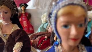 Peggy Nisbet dolls - how to identify the 6 wives of HenryVlll - the portrait dolls