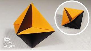 The volume of paper Origami diamond.