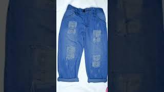 Celana jeans laki -laki model robek