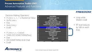FREEDOM Process Automation Toolkit (PAT)