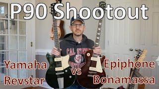 P90 Guitar Comparison - Epiphone Joe Bonamassa Les Paul vs Yamaha Revstar