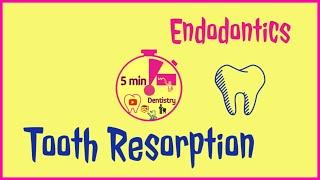 TOOTH RESORPTION - ENDODONTICS - QUICK NOTES - 5 min DENTISTRY