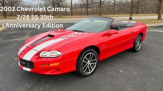 2002 Chevrolet Camaro Convertible Z/28 SS 35th Anniversary Edition