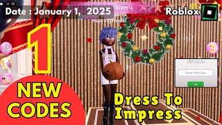 *NEW Update* Codes Work Dress To Impress Roblox, January 1, 2025