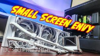 The Best Aio with LCD Screen? PCCOOLER DC360 Pro ARGB Display Review