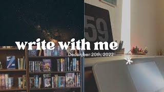 Write with me || Writing vlog #1