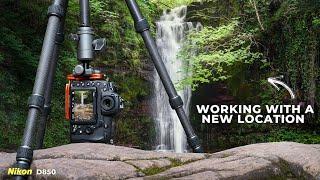 Composition Hunting among Breathtaking Waterfalls - On Location Photography.