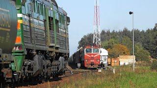 Тепловозы 2ТЭ10УК и 2М62К / Diesel locomotives 2TE10UK and 2M62K