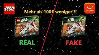 Mega GÜNSTIG!!! - Lohnt sich das Lego Star Wars "Gunship 75021" als Fake-Version?