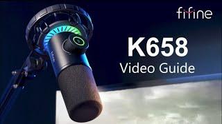 [Tutorial] of How to Set up FIFINE K658 USB Dynamic Microphone