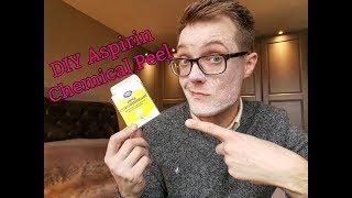 HOME MADE ASPIRIN MASK. DIY chemical peel- Skincare expert super strength at home face mask #skin