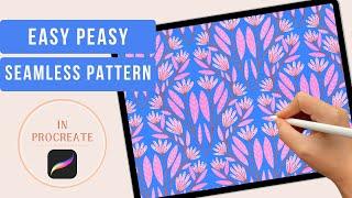 Create Seamless Patterns in Procreate (Easy Template)