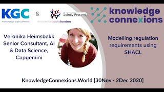 Modelling regulation requirements using SHACL | Veronika Heimsbakk | Knowledge Connexions 2020