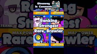 Top 8 Strongest Rare Brawler(by 4Another)#BrawlStars #shorts