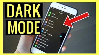 How to ENABLE DARK MODE on your iPhone!!! (2021 YouTube Tutorial) | Andrea Jean