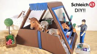 New Schleich Horse Stable DIY in a Random Way