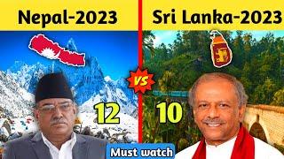 NepalVS Sri Lanka Country Comparison 2023-Sri lanka vs Nepap full comparison By youthpahadi