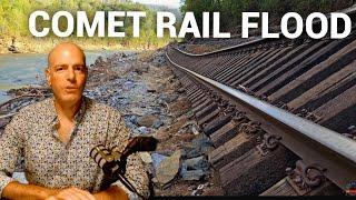 Comet Is Coming with Record Floods and Destroyed Rail Lines