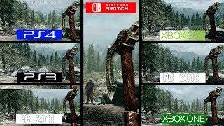 SKYRIM | Switch vs PS4 vs PC vs ONE vs PS3 vs 360 | All Versions Comparison