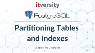 Mastering SQL - Postgresql - Partitioning Tables and Indexes - Hash Partitioning