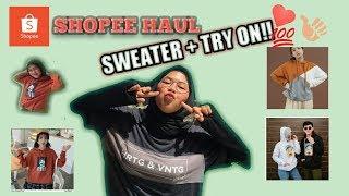 SHOPEE HAUL SWEATER + TRY ON!! ||part 4