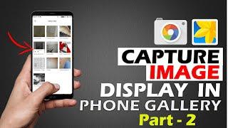 Pick captured Image From Gallery For ImageView  | Android App Development Tutorials | Part 2