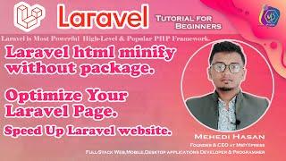How to optimize website speed and performance in Laravel? | Laravel HTML Minify without Package.