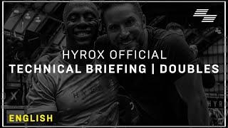 HYROX OFFICIAL TECHNICAL BRIEFING | DOUBLES