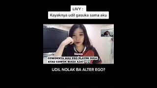 Livy ditolak bumeran sama udil #Shorts #Moba #MobileLegends #Alterego #Livy #Udilsurbakti #SpicyBoy