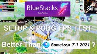 Bluestacks 5 Stable Emulator Setup & PUBG Mobile FPS Test | Lag Fix | Better Than Gameloop 7.1 2021?