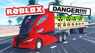 Delivering EXPLOSIVE Cargo in Roblox Ultimate Driving!