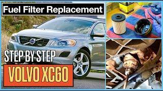 Volvo XC60 Diesel Fuel Filter Replacement Step by Step