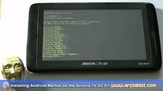 Android Market and root on Arnova 7b G2 DT (Dual Touch) custom firmware