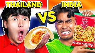 THAILAND VS INDIA SNACKS!!!