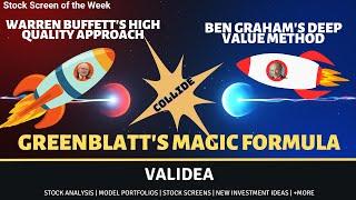 Joel Greenblatt Magic Formula Stock Screen: Intersection of Warren Buffett & Ben Graham in One Model