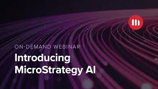 Introducing MicroStrategy AI