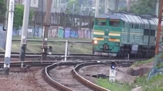 Железная дорога, электровозы, видео поезда Electric locomotives, railway video compilation HD, 720