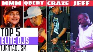 TOP 5 BEST DJ SCRATCH & TURNTABLISM ft. Mix Master Mike, QBERT, DJ craze