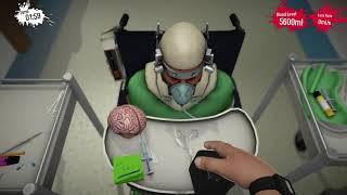 Surgeon Simulator Corridor Brain Transplant A++ and The Brains Of The Operation Trophy