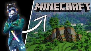 When FORTNITE Players play MINECRAFT for the FIRST TIME!