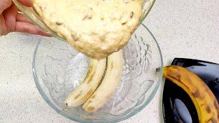 Do you have two old bananas? Make a quick banana tea bread