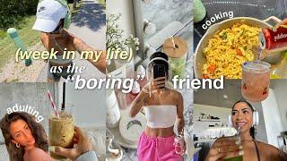 WEEK IN MY LIFE me as the “boring” friend 🩷| Taking care of myself, alone time + being productive