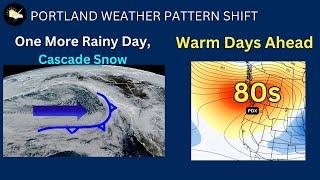 Portland Weather, From Mt. Hood Snow, To 80 Degrees!