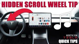 Tesla Quick Tip | Hidden Scroll Wheel Function