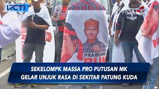 Sekelompok Massa Pro Putusan MK Gelar Unjuk Rasa di Sekitar Patung Kuda, Jakpus - SIP 08/11